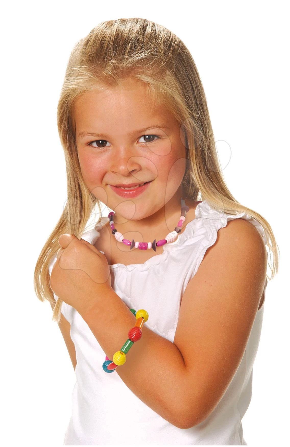 Holzperlen Blume Wooden Bead Eichhorn Pink Mit Zubehör 275 Teile Ab 4 Jahren – Bild 3