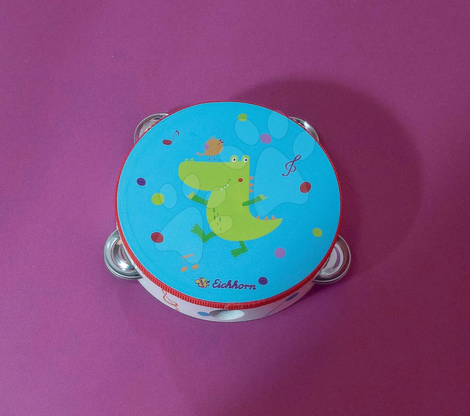 Tamburin Aus Holz Music Tambourine Eichhorn Ab 12 Monaten – Bild 3