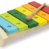 Xylophon Aus Hollz Wooden Xylophone Eichhorn Mit Kleinem Hammer 6 Verschiedene Tone Ab 24 Monaten