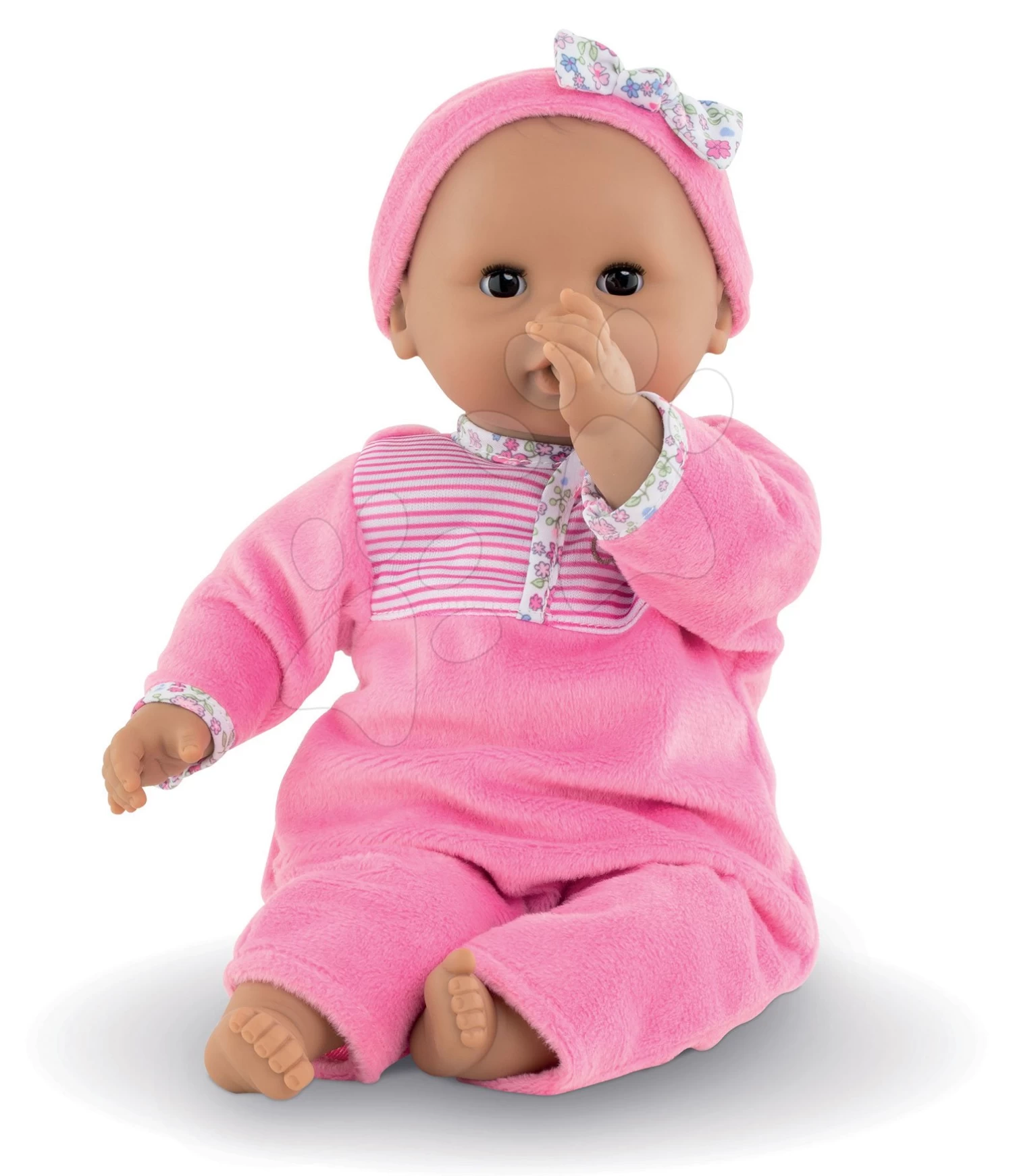 Balance-Rutscherset Mit Korb Corolle Comfort Smoby Mit Puppe Maria Im Rosa Kleid 30 Cm â Bild 9