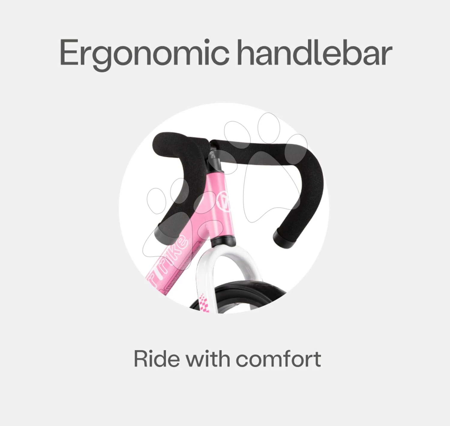 Balance-Laufrad Folding Balance Bike Pink SmarTrike Aus Aluminium Mit Ergonomischen Griffen, Ab 2-5 Jahren â Bild 5