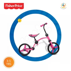 Balance Kinderdeirad Fisher-Price Running Bike 2v1 SmarTrike Pink - Schwarz Ab 24 Monaten