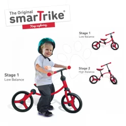 Balance Laufrad Running Bike 2v1 SmarTrike Rot - Schwarz Ab 24 Monaten