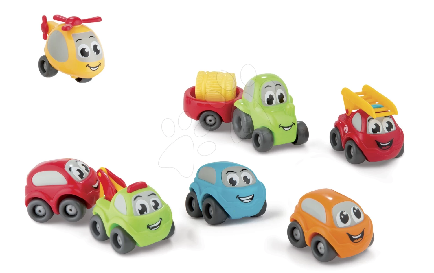 Spielzeugautos Vroom Planet Collector Box Smoby Mit Dem Traktor 7 Stücken Arbeit Und Pirvat Ab 12 Monaten