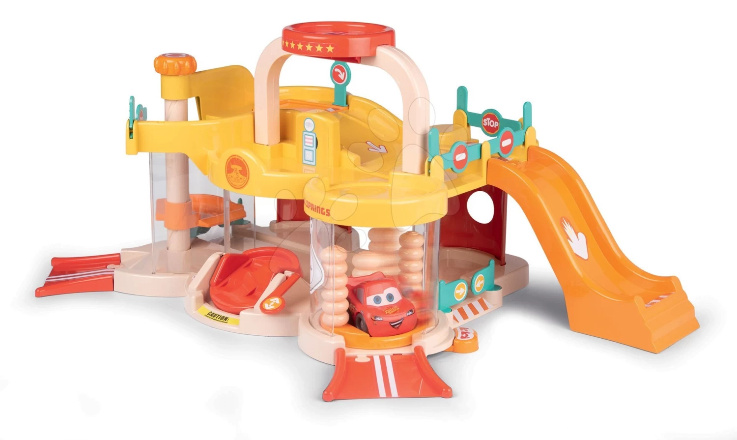 Zweistöckige Garage Mit Spielzeugauto Vroom Planet Cars Smoby Mit Tankstelle Und Waschanlage Ab 18 Monaten – Bild 7