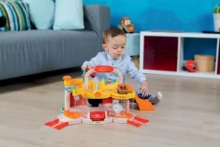 Zweistöckige Garage Mit Spielzeugauto Vroom Planet Cars Smoby Mit Tankstelle Und Waschanlage Ab 18 Monaten