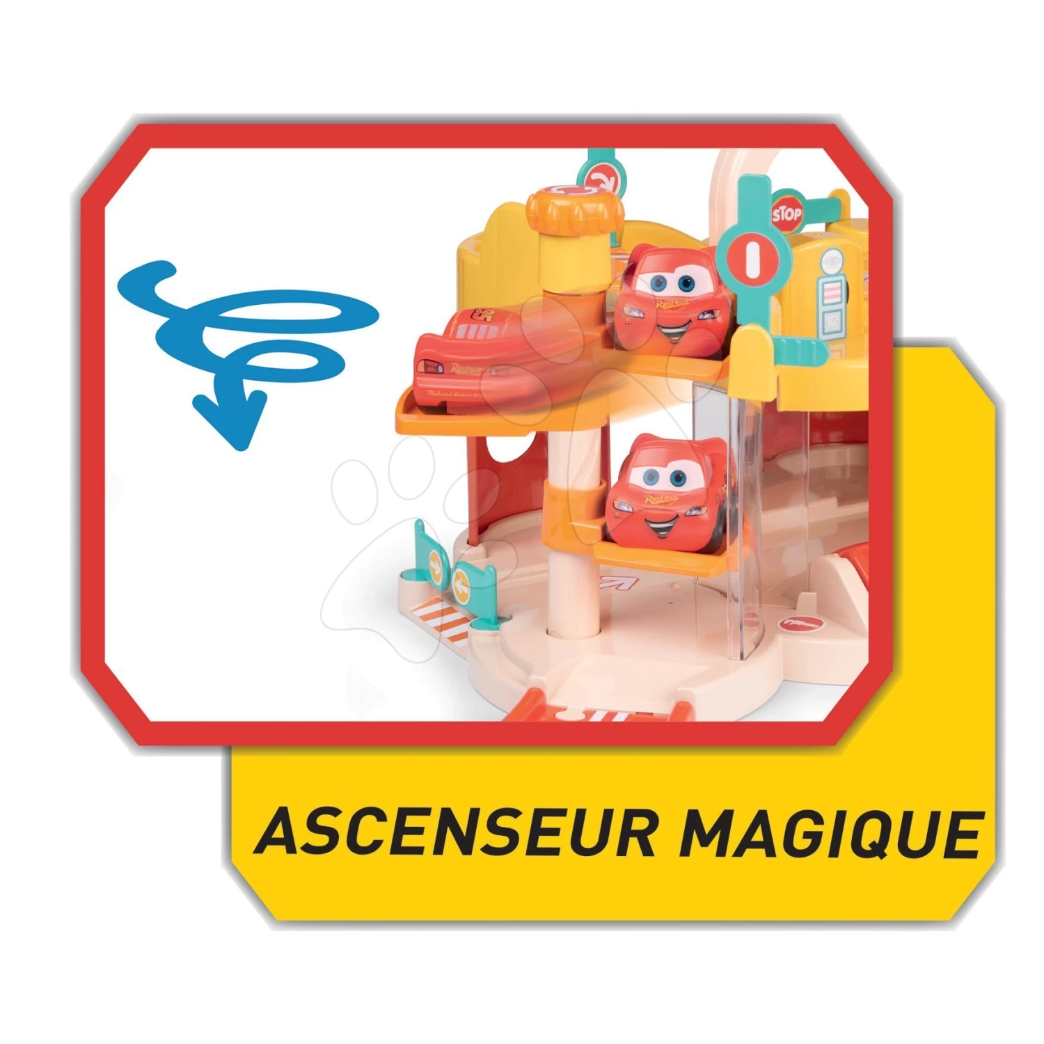 Zweistöckige Garage Mit Spielzeugauto Vroom Planet Cars Smoby Mit Tankstelle Und Waschanlage Ab 18 Monaten – Bild 4