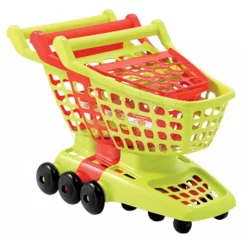 ECOIFFIER Einkaufswagen 100% Chef Écoiffier Mit Aufklappbarer Wand Grün / Rot Ab 18 Monaten