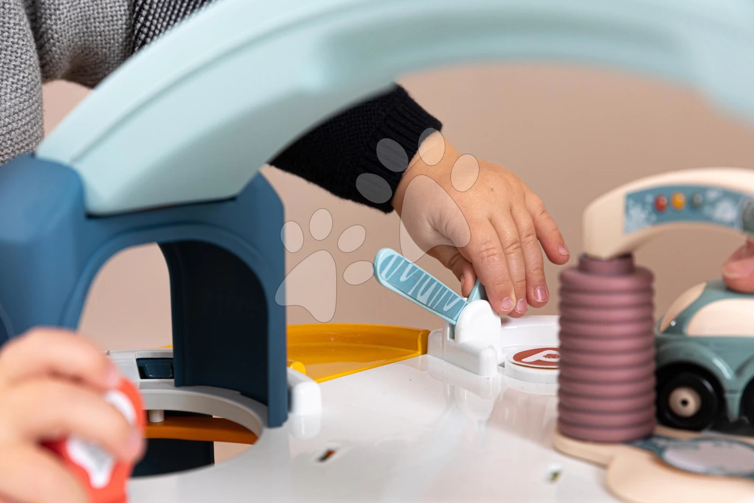 Garage 3-stöckige Grand Garage Little Smoby Mit Aufzug Autowaschanlage Und Auto Mit Helikopter Ab 18 Monaten SM140203 – Bild 5