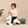 Baby Pony Ride On Little Smoby Rutscher Mit Anhänger Ergonomisch Geformt Mit Großer Halterung Für Die Kleinsten Ab 12 Monaten SM140502