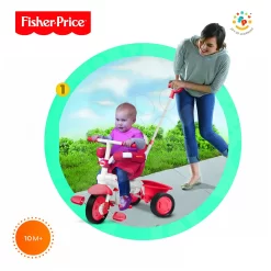 Dreirad Fisher-Price Classic Red SmarTrike Rot Ab 10 Monaten