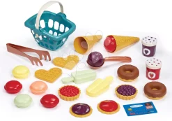 Stand Mit Eis Und Waffeln Delight Market Vert Azur Ecoiffier Mit Registrierkasse Und 26 Zubehörteilen Ab 18 Monaten ECO1692