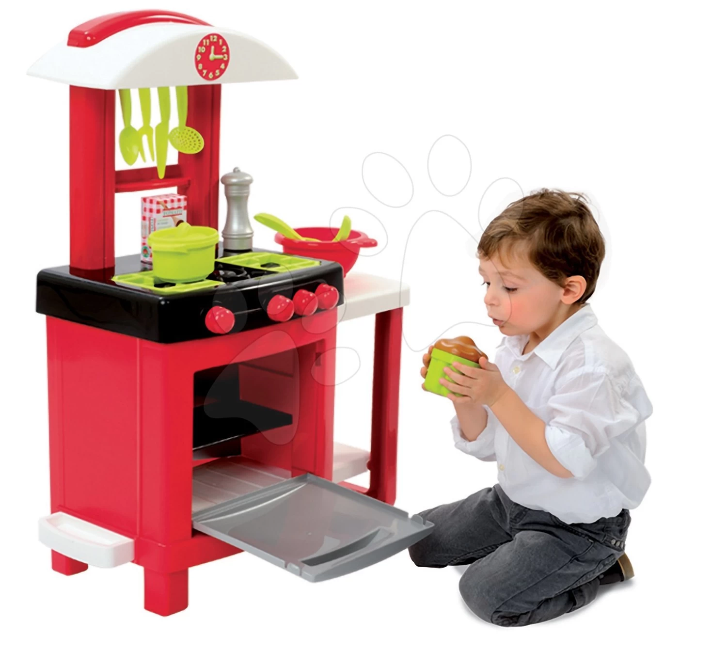 Set Arztwagen Smoby Mit Manometer Und Küche Mit Theke Und Zubehör – Bild 9