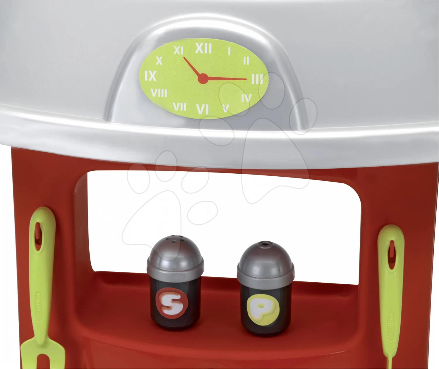 Set Bäckerei Mit Kuchen Baguette & Croissant Bakery Smoby Mit Elektronischer Registrierkasse Und Chef Stove Küche – Bild 14