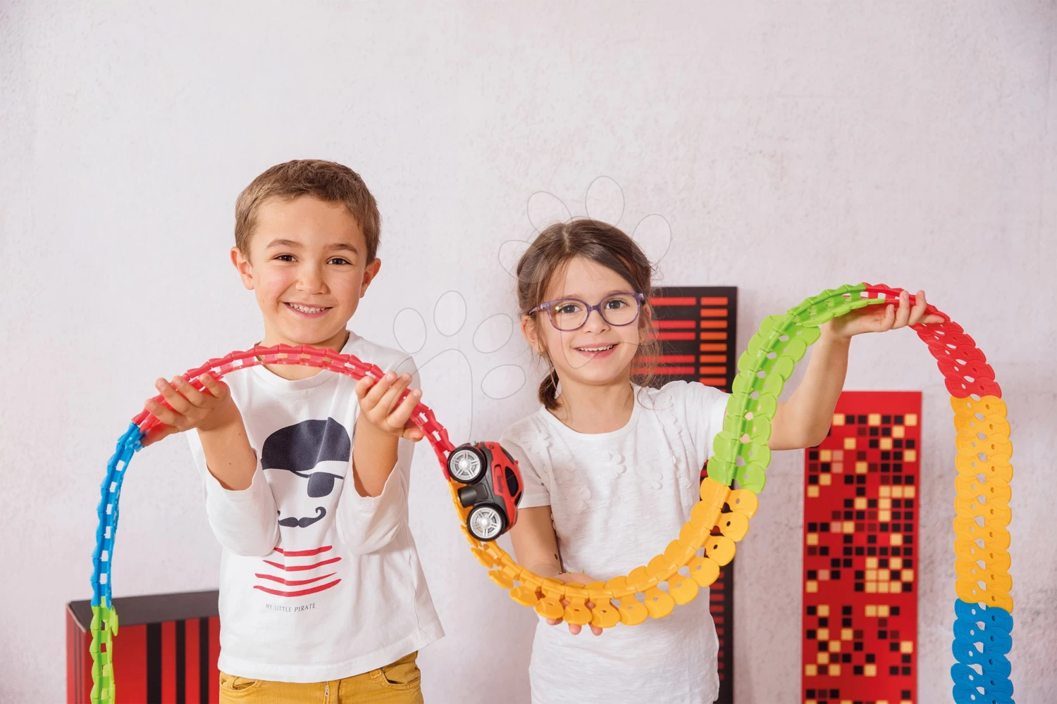 Set Autobahn, Flexibel FleXtrem Discovery Set Smoby Mit Einer Um 612 Cm Mit Verlängerter Strecke Und Einem Spielzeugauto – Bild 18