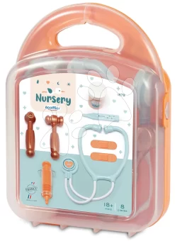 ECOIFFIER Koffer Für Ärzte Pediatrics Case Vert Azur Écoiffier Mit 8 Zubehörteilen Ab 18 Monaten