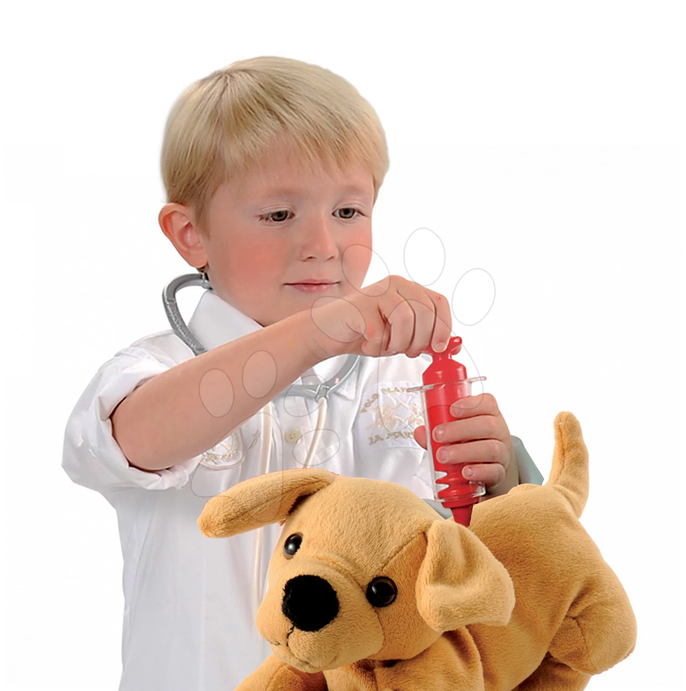 ECOIFFIER Medizinischer Wagen Écoiffier Für Einen Hund Mit Napf Und Medizinischem Zubehör Ab 18 Monaten – Bild 3