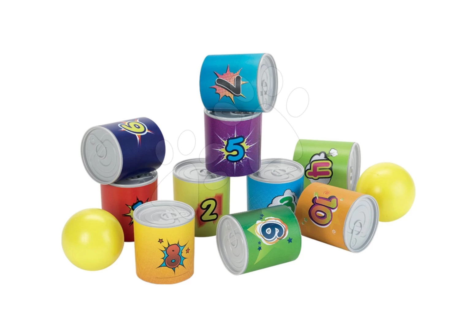 Set Rutsche Funny Toboggan Smoby 200 Cm Und Sportspiel, Pyramide Aus Zinn Mit Golfwagen Ab 24 Monaten â Bild 8