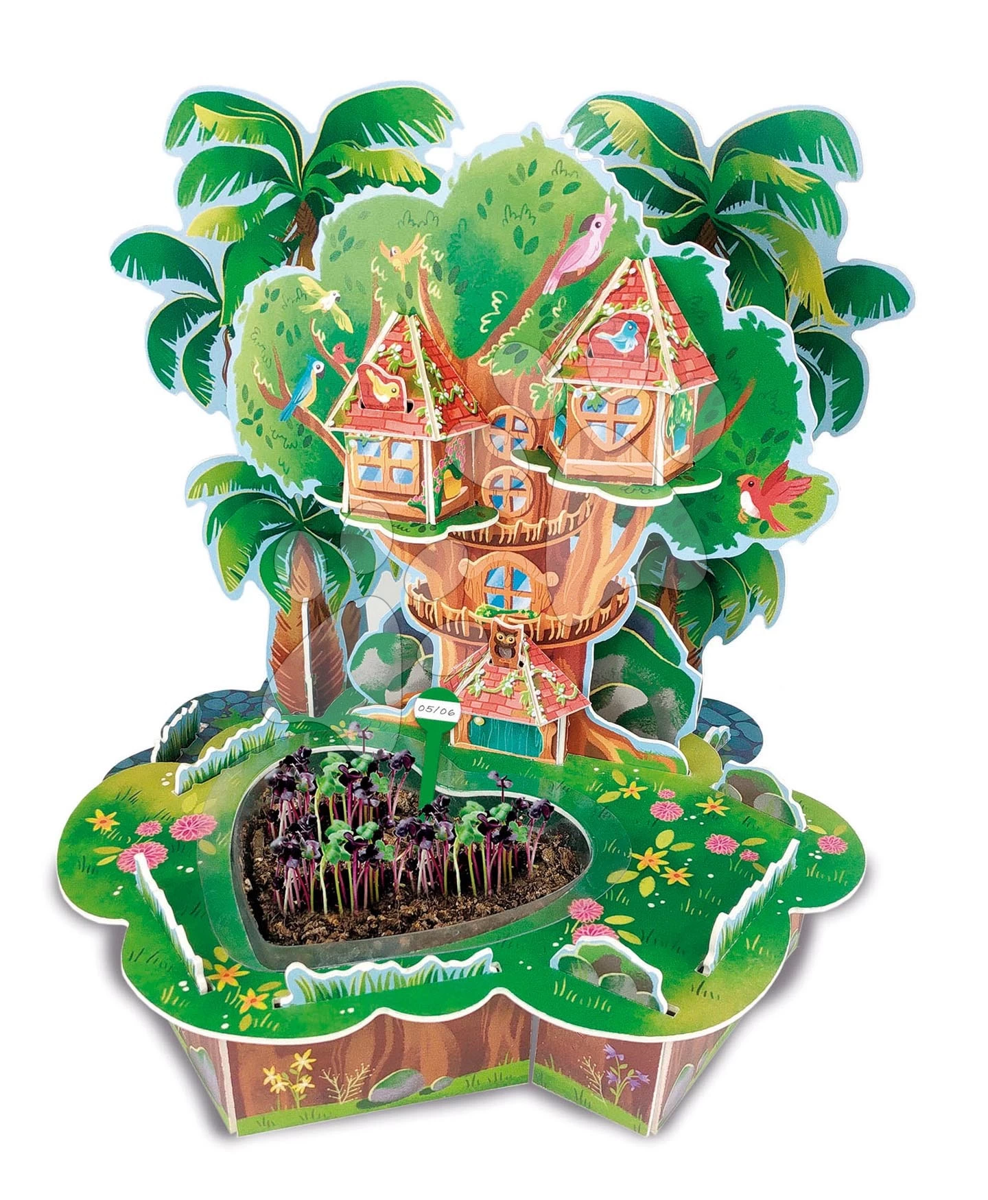 Kreative Arbeit 3D Dream Garden Casa Arbol Educa Mach Dir Deinen Eigenen Garten Ab 6 Jahren EDU19469