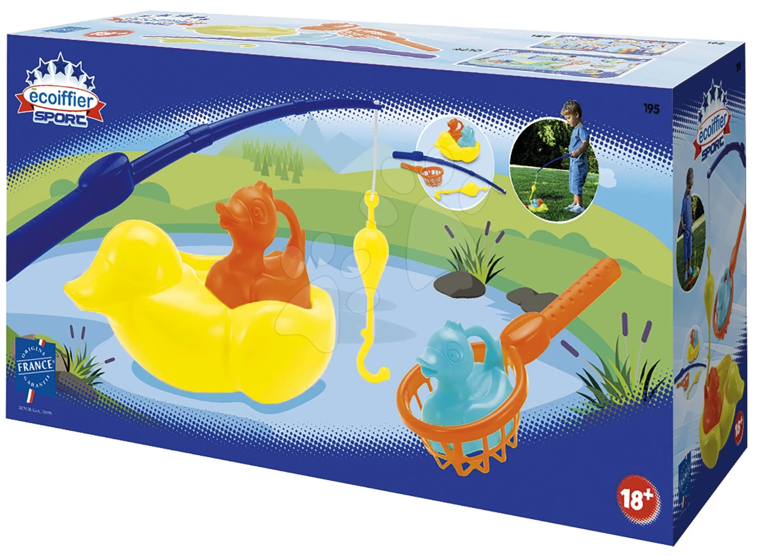 ECOIFFIER Fischer Und Entenfamilie The Duck Family Écoiffier Mit Angelrute Und 2 Enten Ab 18 Monaten – Bild 2