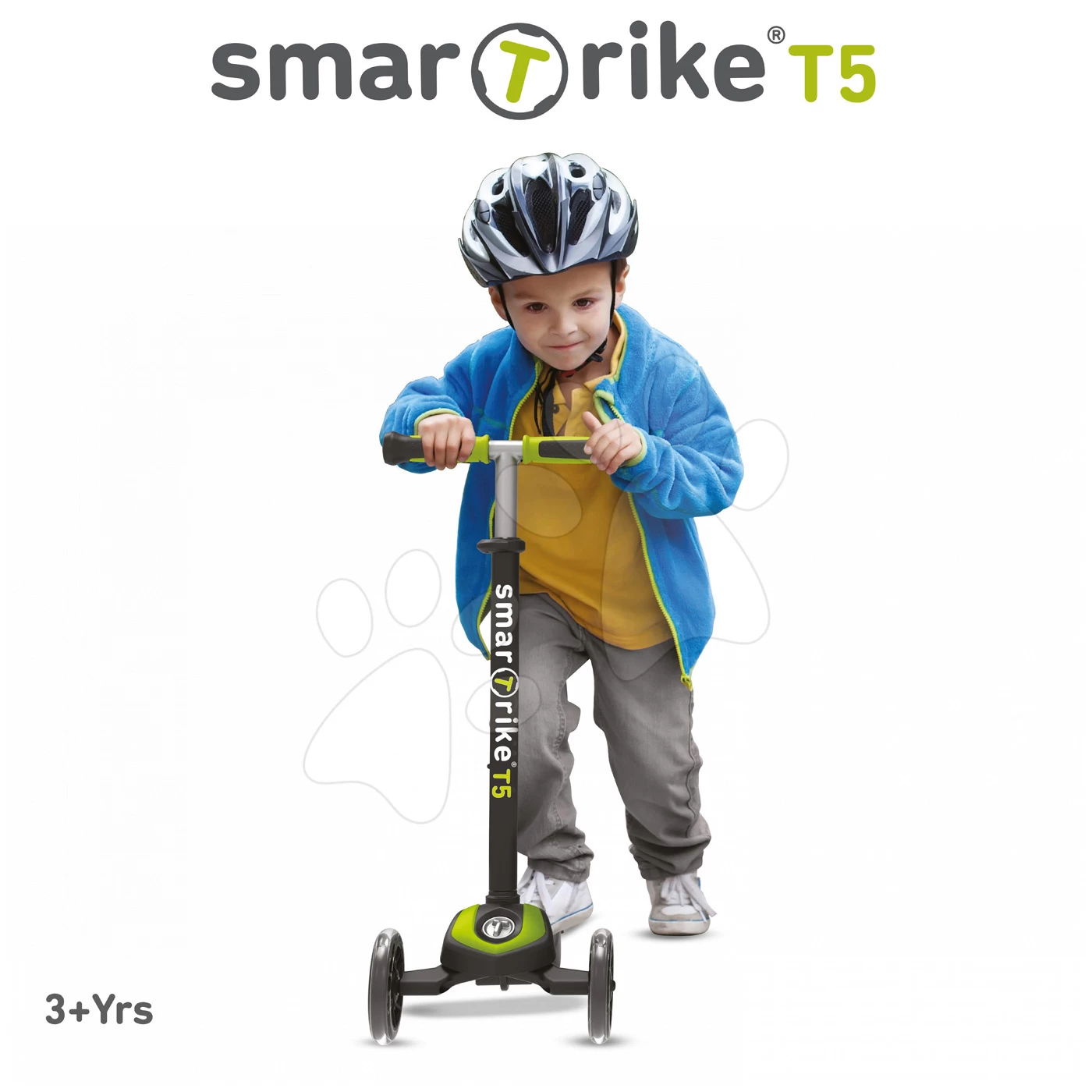 Roller T5 SmarTrike S T-lock System Und Dem Verstellbaren Griff Schwarz-grün – Bild 2