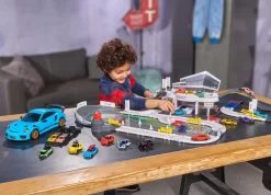 Garagen-Testzentrum Porsche Experience Center Majorette 80 Teile 5 Spielzeugautos Ab 5 Jahren