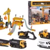 Garage Arbeitskonstruktion Volvo Creatix Majorette 60 Teile Mit Kran, 5 Spielzeugautos Ab 5 Jahren