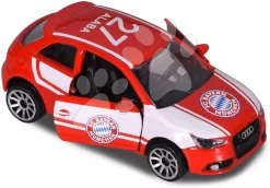 Spielzeugautos FC Bayern Majorette Metall Mit Aufhängung Und Aufklebern 5er-Set Im Geschenkkarton