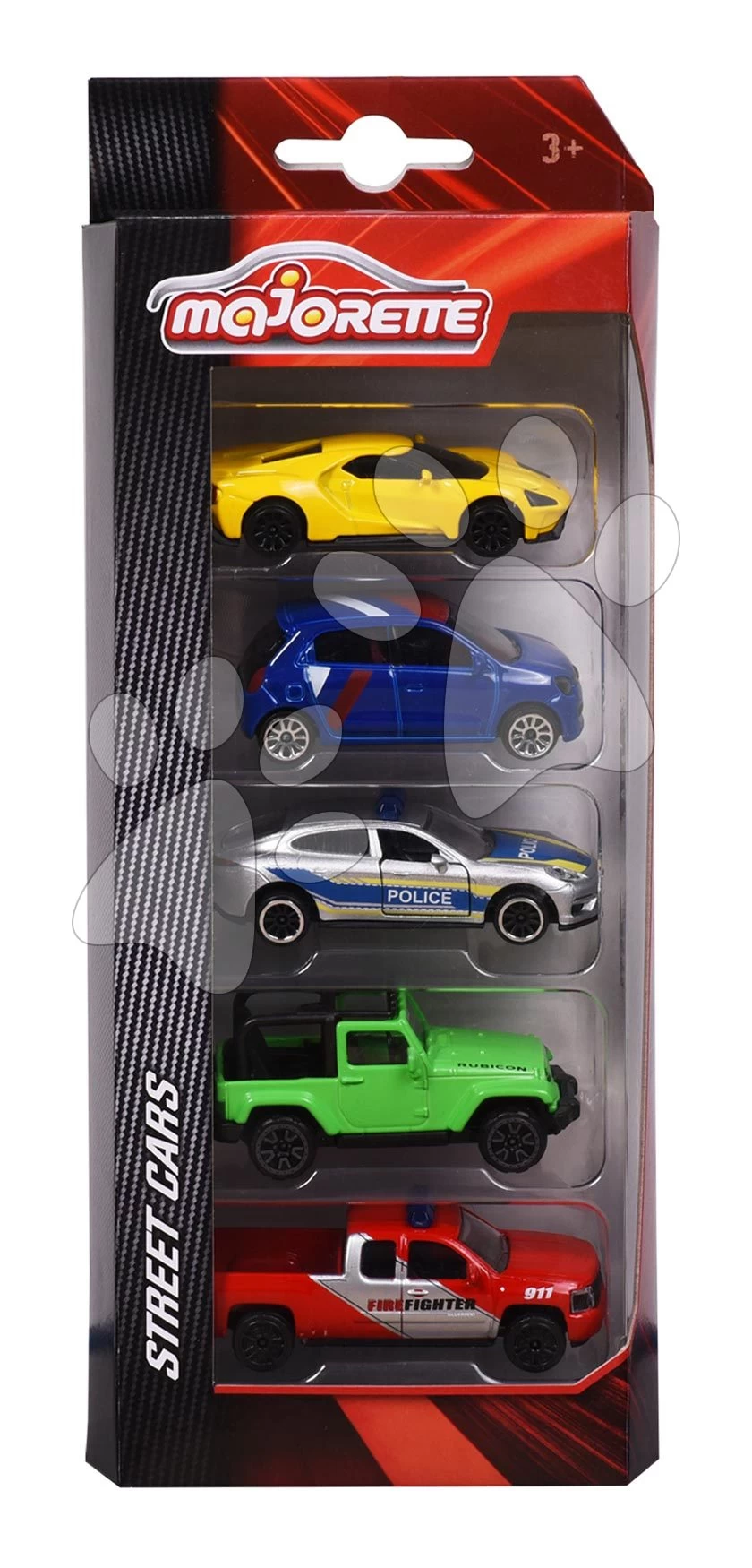 Stadt- Und Nutzfahrzeuge WOW Street Cars Majorette Metall Mit Aufhängung 7,5 Cm Länge Set Mit 5 Typen – Bild 8