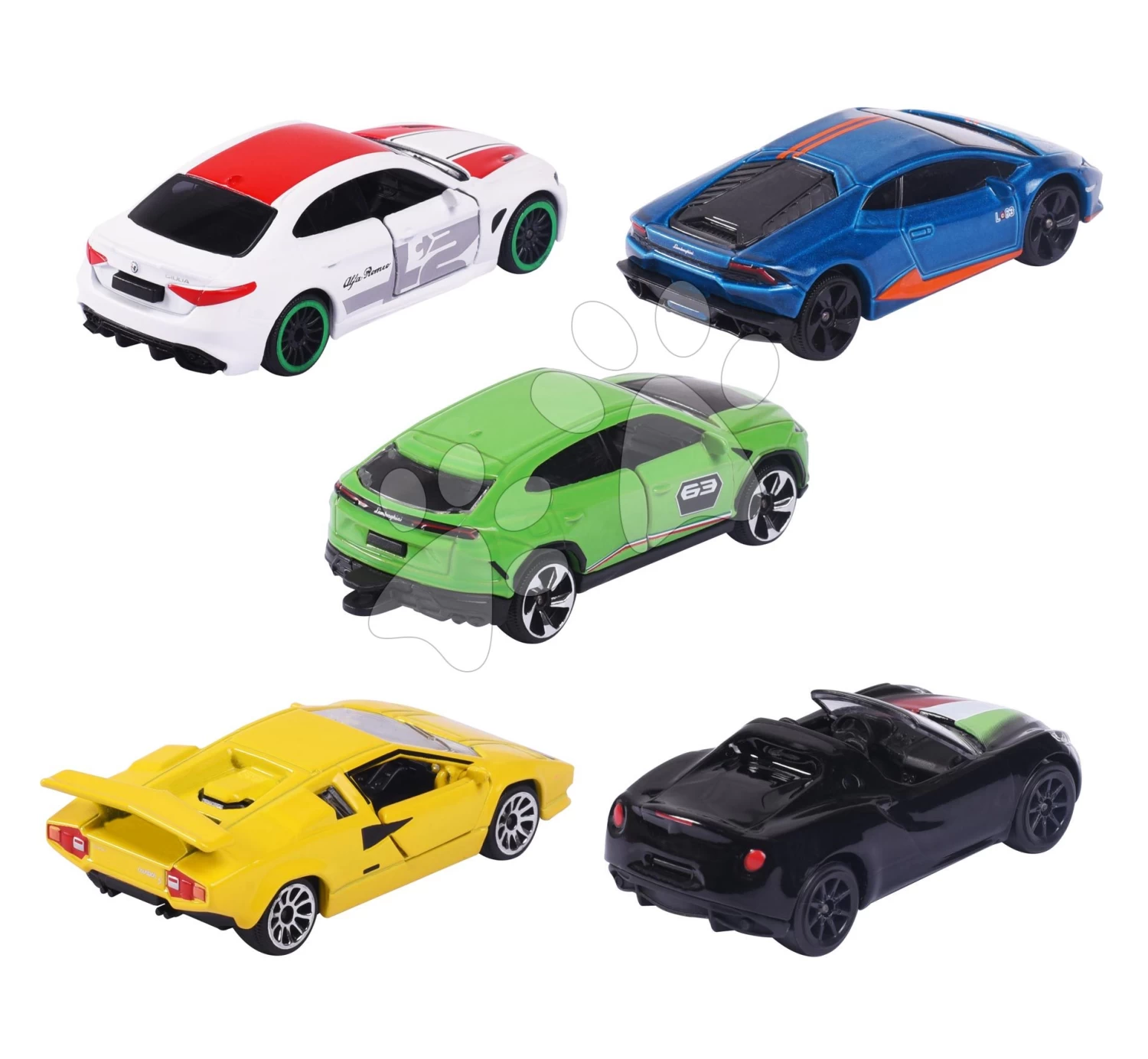 Spielzeugautos Dream Cars Italy Giftpack Majorette Metall, Länge 7,5 Cm In Geschenkbox MJ2053178