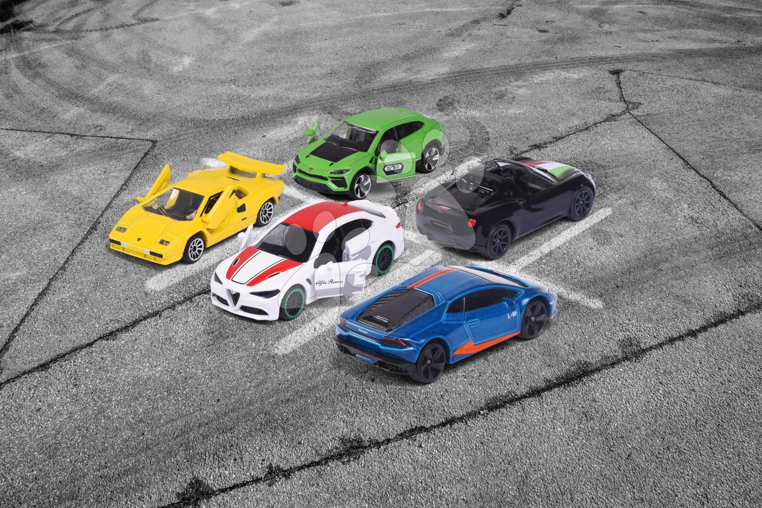 Spielzeugautos Dream Cars Italy Giftpack Majorette Metall, Länge 7,5 Cm In Geschenkbox MJ2053178 – Bild 3