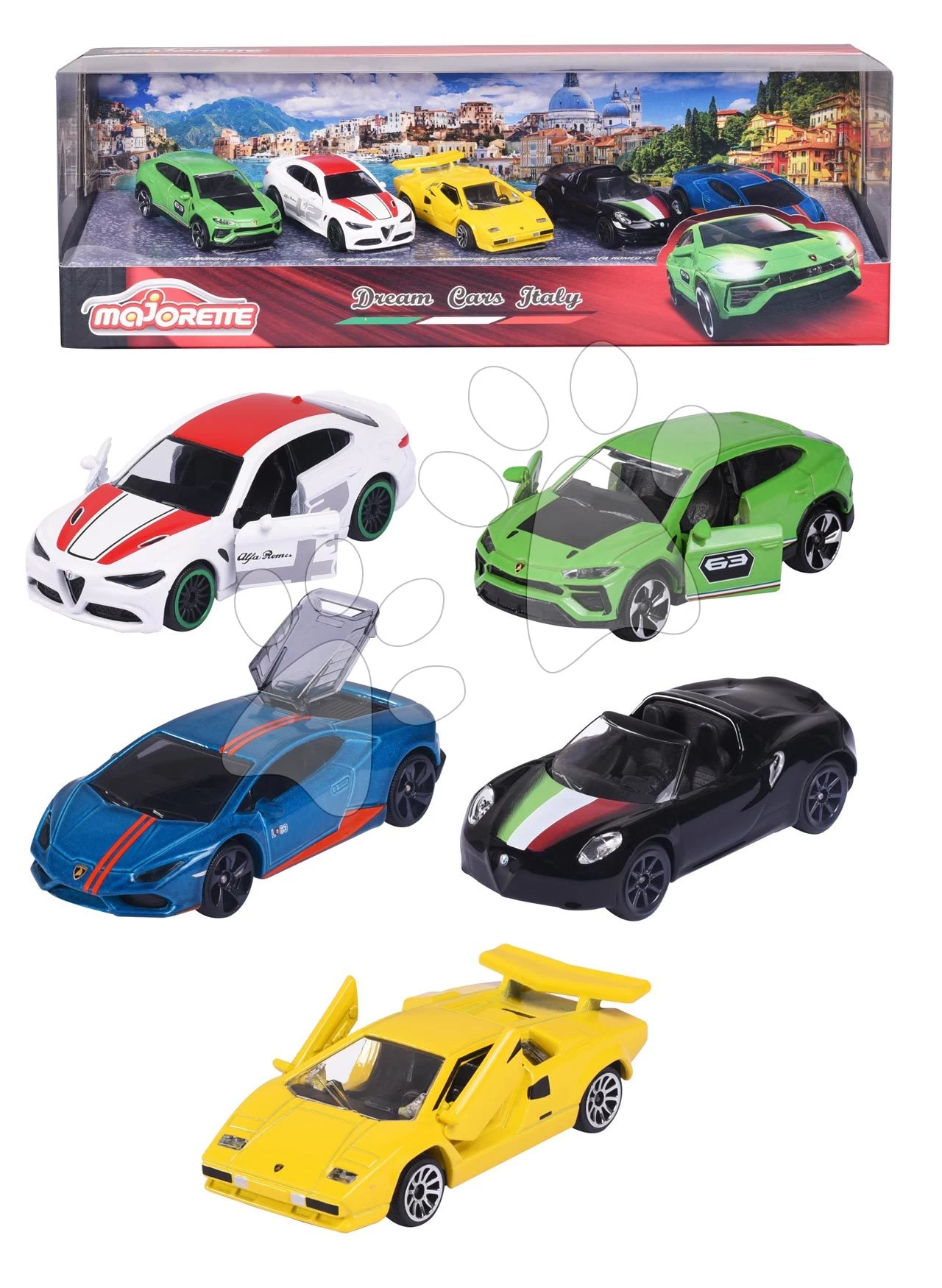 Spielzeugautos Dream Cars Italy Giftpack Majorette Metall, Länge 7,5 Cm In Geschenkbox MJ2053178 – Bild 11
