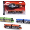 Bus MAN City Bus Und Straßenbahn Siemens Avenio Tram Majorette Metall 20 Cm Länge 6 Verschiedene Typen