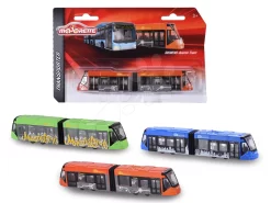 Bus MAN City Bus Und Straßenbahn Siemens Avenio Tram Majorette Metall 20 Cm Länge 6 Verschiedene Typen