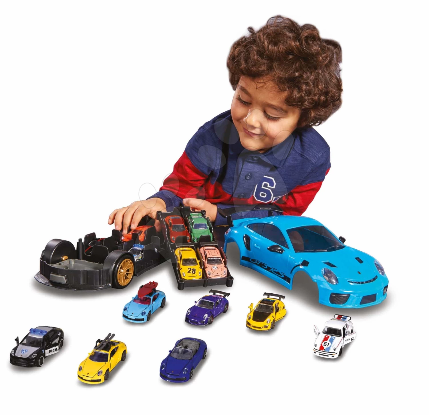 Spielzeugauto Porsche Mit Spielzeugautokiste 911 GT3 RS Carry Case Majorette Mit Dem Ton 35 Cm Länge 1 Mini Auto – Bild 8