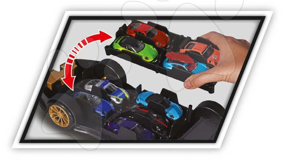 Spielzeugauto Porsche Mit Spielzeugautokiste 911 GT3 RS Carry Case Majorette Mit Dem Ton 35 Cm Länge 1 Mini Auto – Bild 12