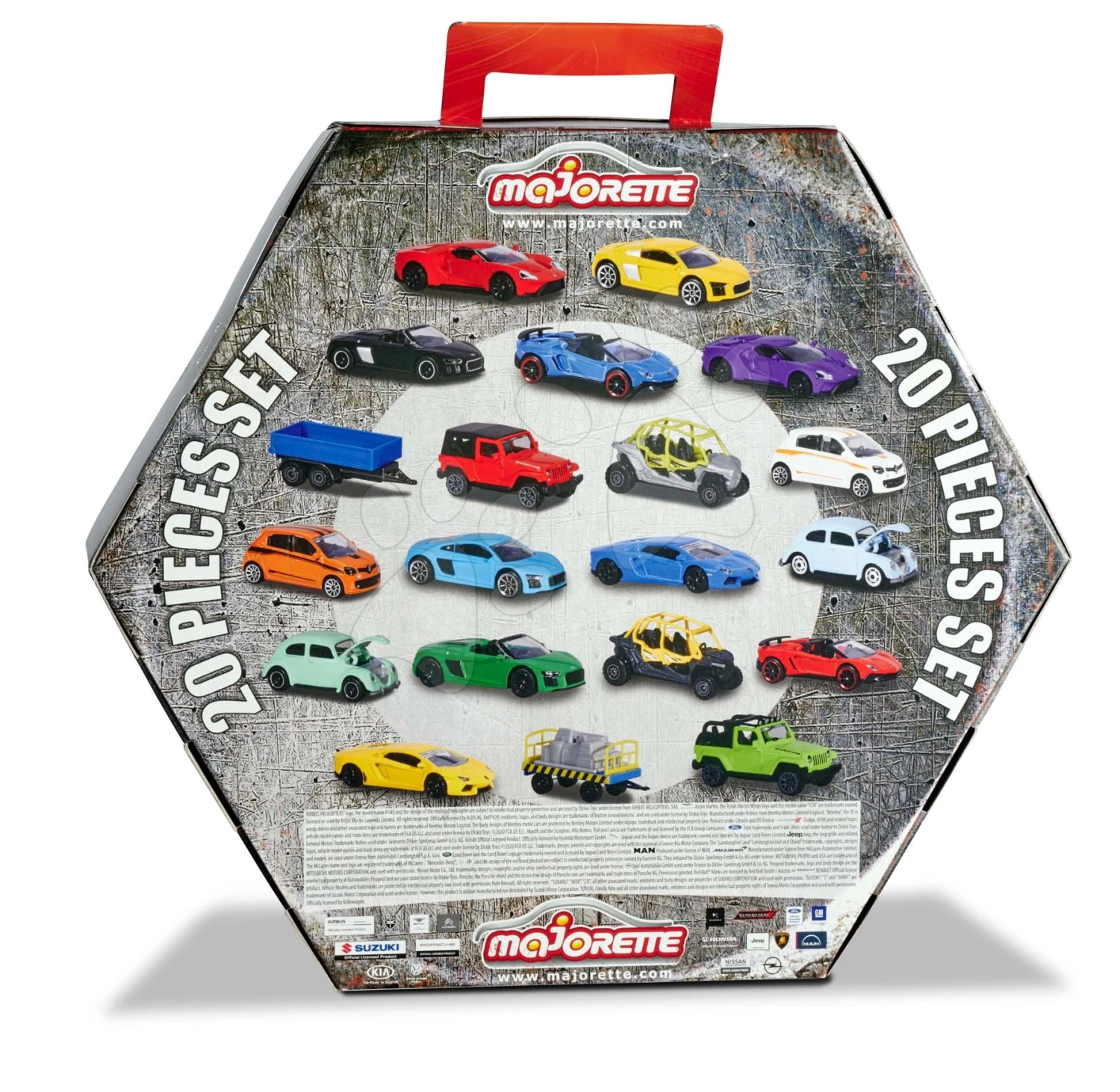 Spielautos Street Cars Giftpack Majorette Metall 7,5 Cm Lang 20 Stück Im Geschenkkarton – Bild 3