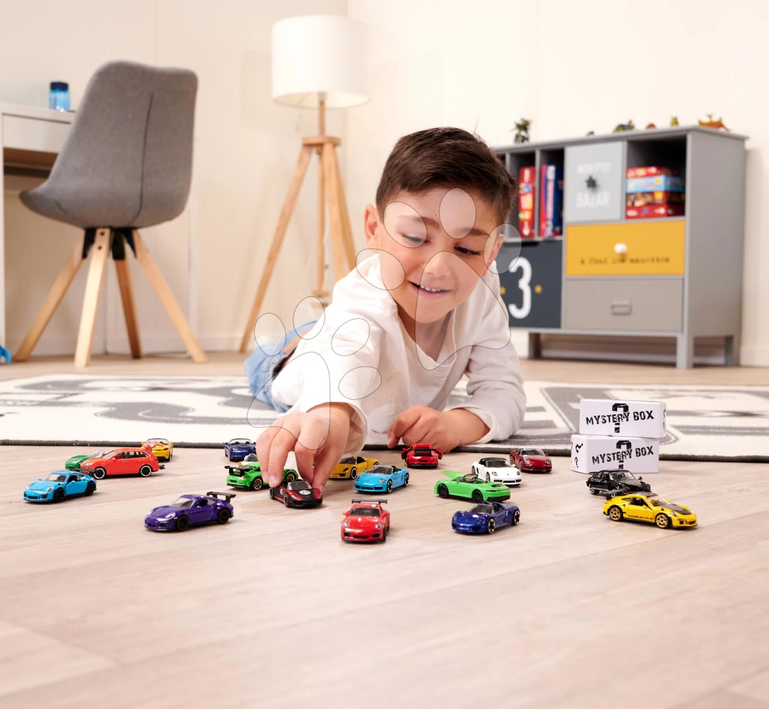 Spielzeugautos Porsche Edition Discovery Pack Majorette Metall, Länge 7,5 Cm Set Mit 20 Typen + 2 Mystery Autos MJ2058601 – Bild 2