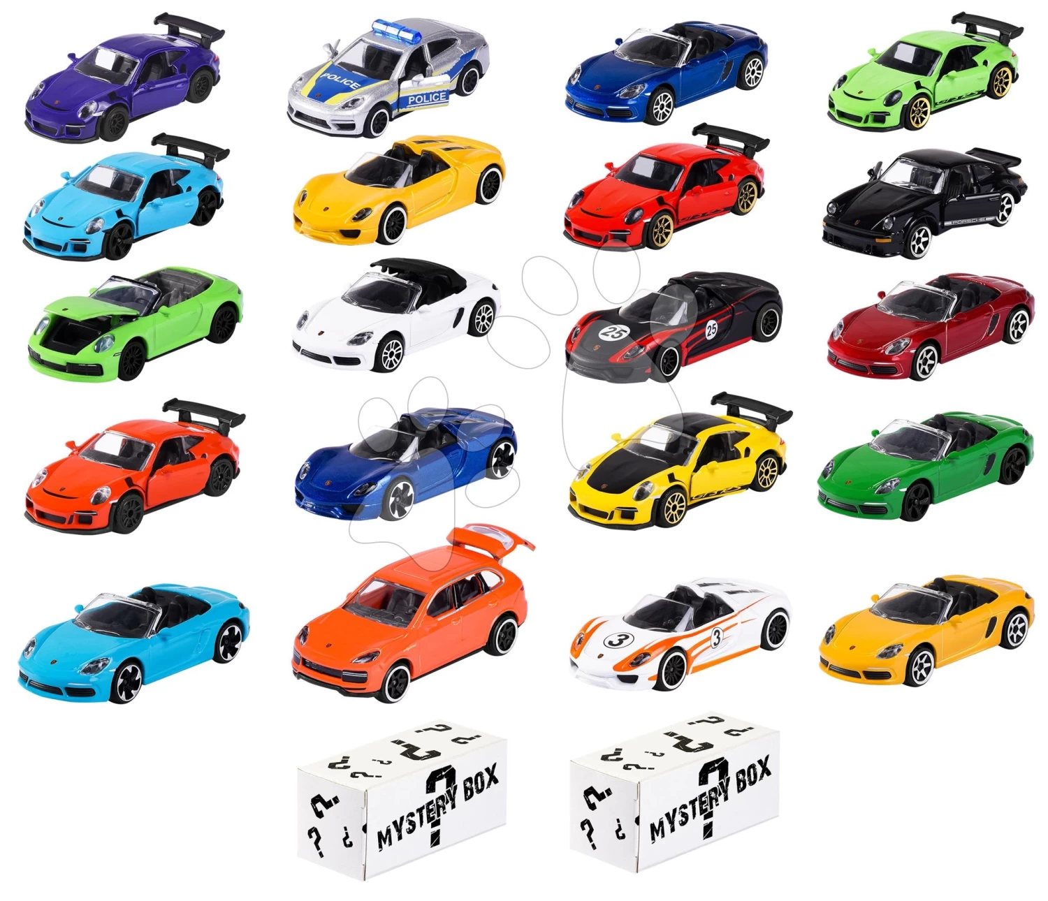 Spielzeugautos Porsche Edition Discovery Pack Majorette Metall, Länge 7,5 Cm Set Mit 20 Typen + 2 Mystery Autos MJ2058601 – Bild 8