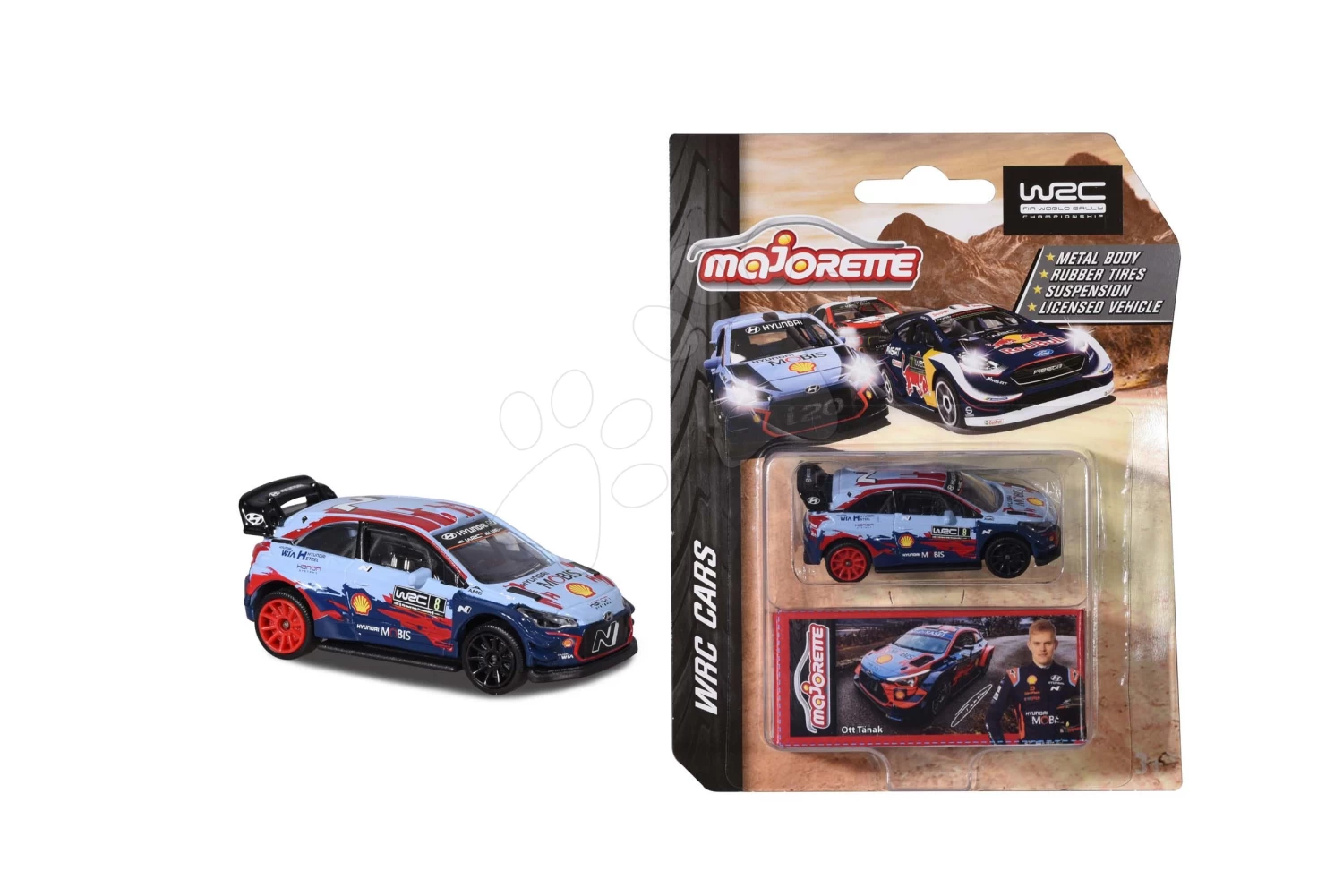 Spielzeugautos Rally WRC Cars Majorette Metall Mit Gummirädern Und Sammlerbox 7,5 Cm Länge 4 Verschiedene Typen – Bild 7