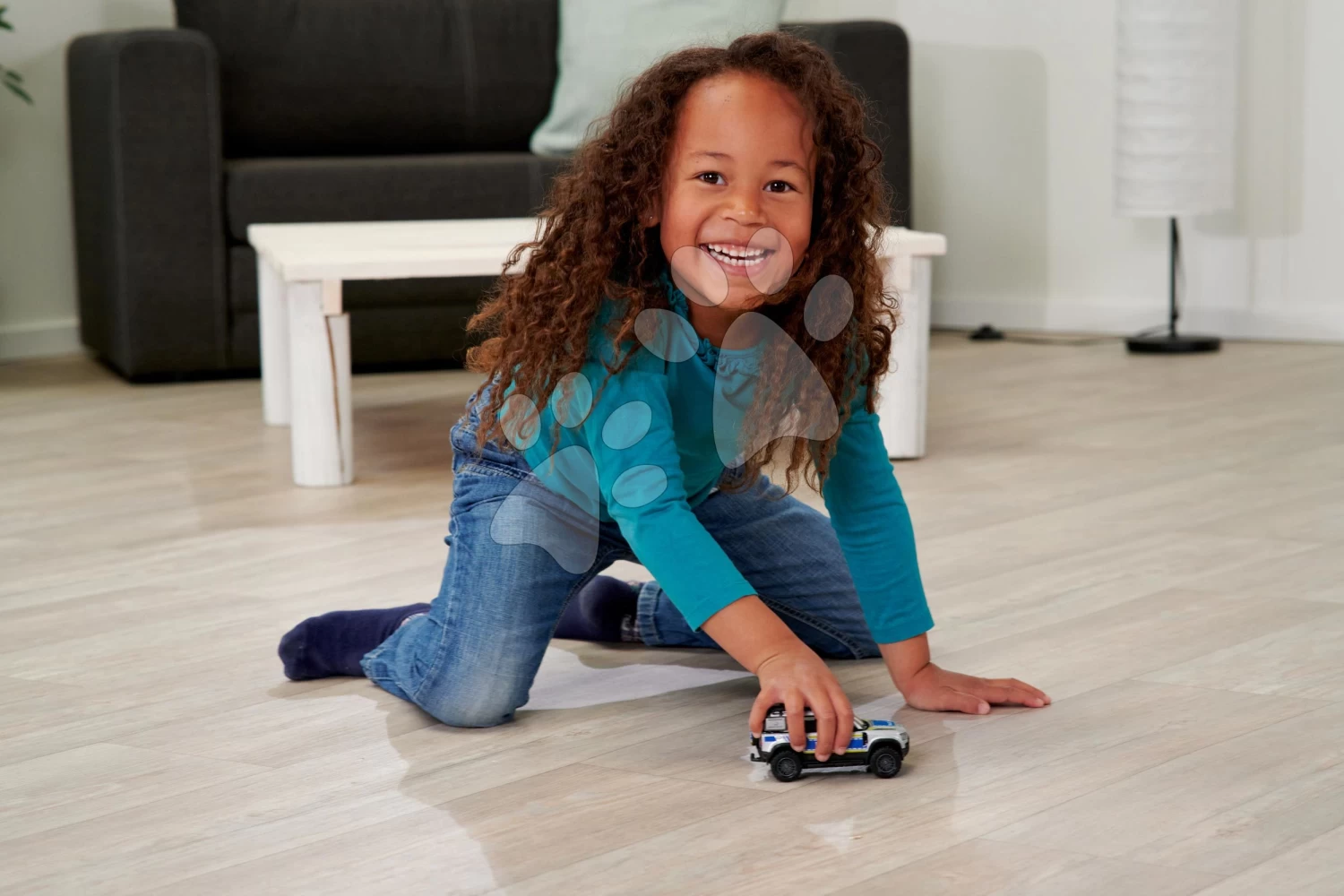 Polizeiauto Land Rover Police Majorette Mit Ton Und Licht Länge 12,5 Cm MJ3712000 – Bild 10