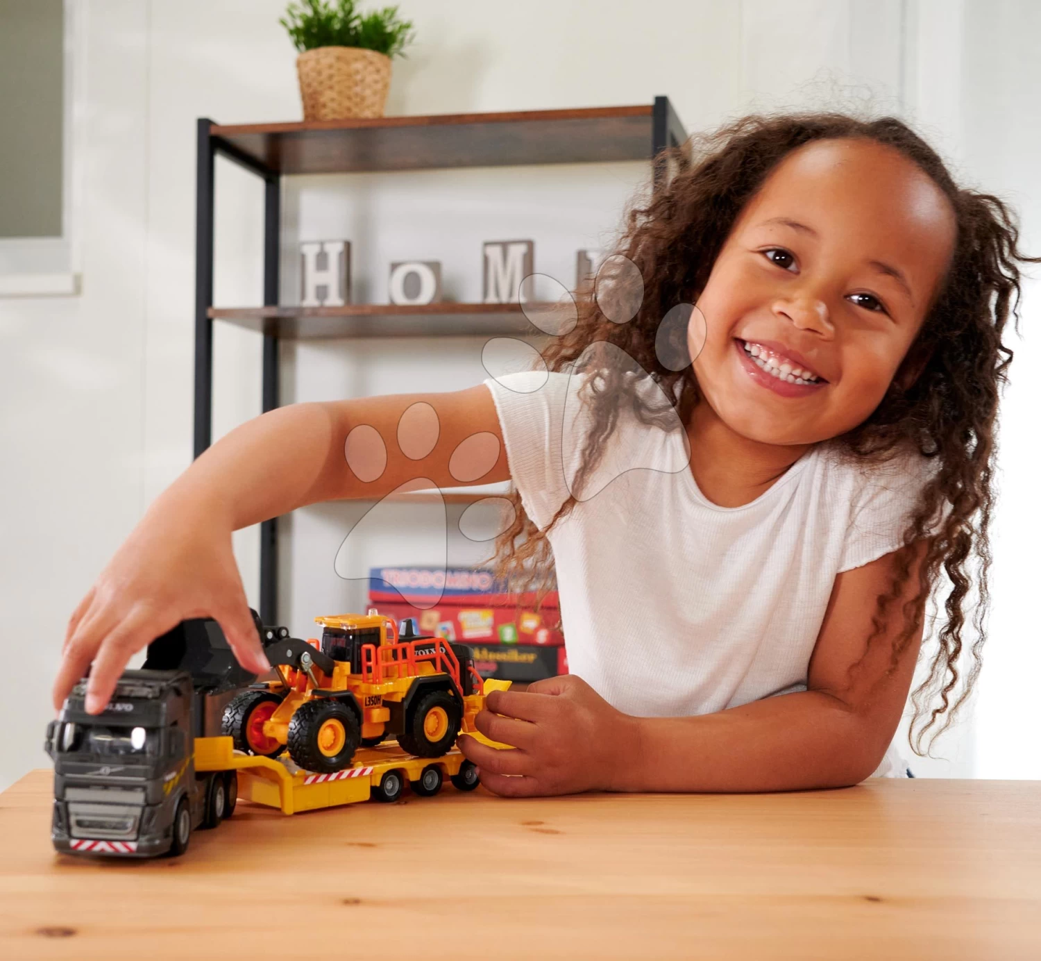 LKW Mit Lader Volvo Truck & Wheel Loader Majorette 35 Cm Lang Mit Ton Und Licht MJ3726000 â Bild 5