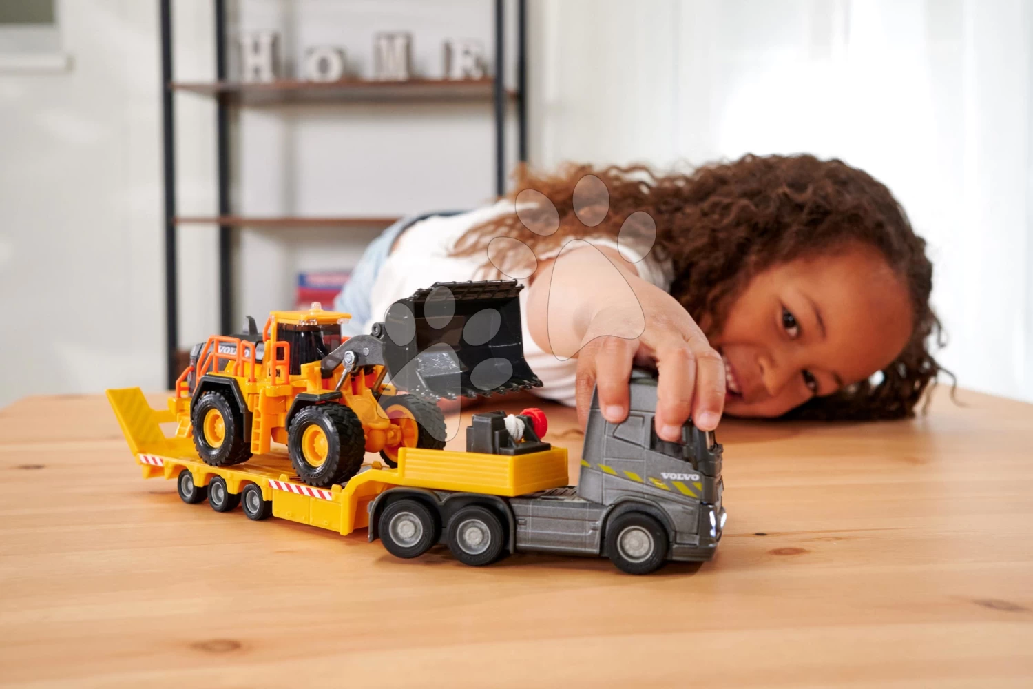 LKW Mit Lader Volvo Truck & Wheel Loader Majorette 35 Cm Lang Mit Ton Und Licht MJ3726000 â Bild 7