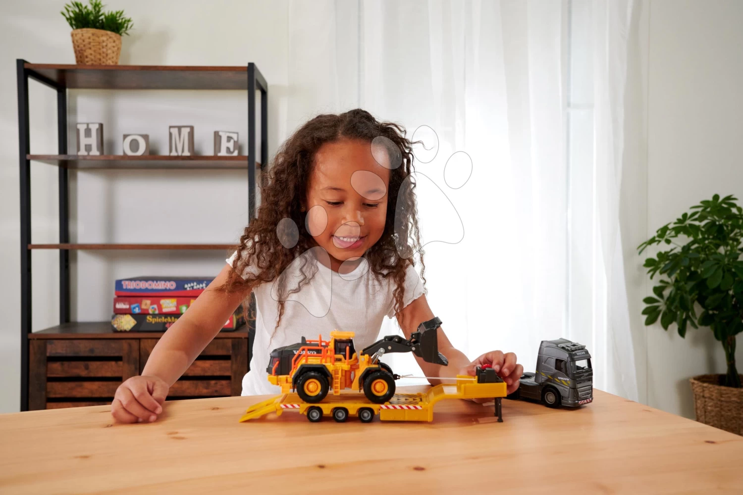 LKW Mit Lader Volvo Truck & Wheel Loader Majorette 35 Cm Lang Mit Ton Und Licht MJ3726000 â Bild 8