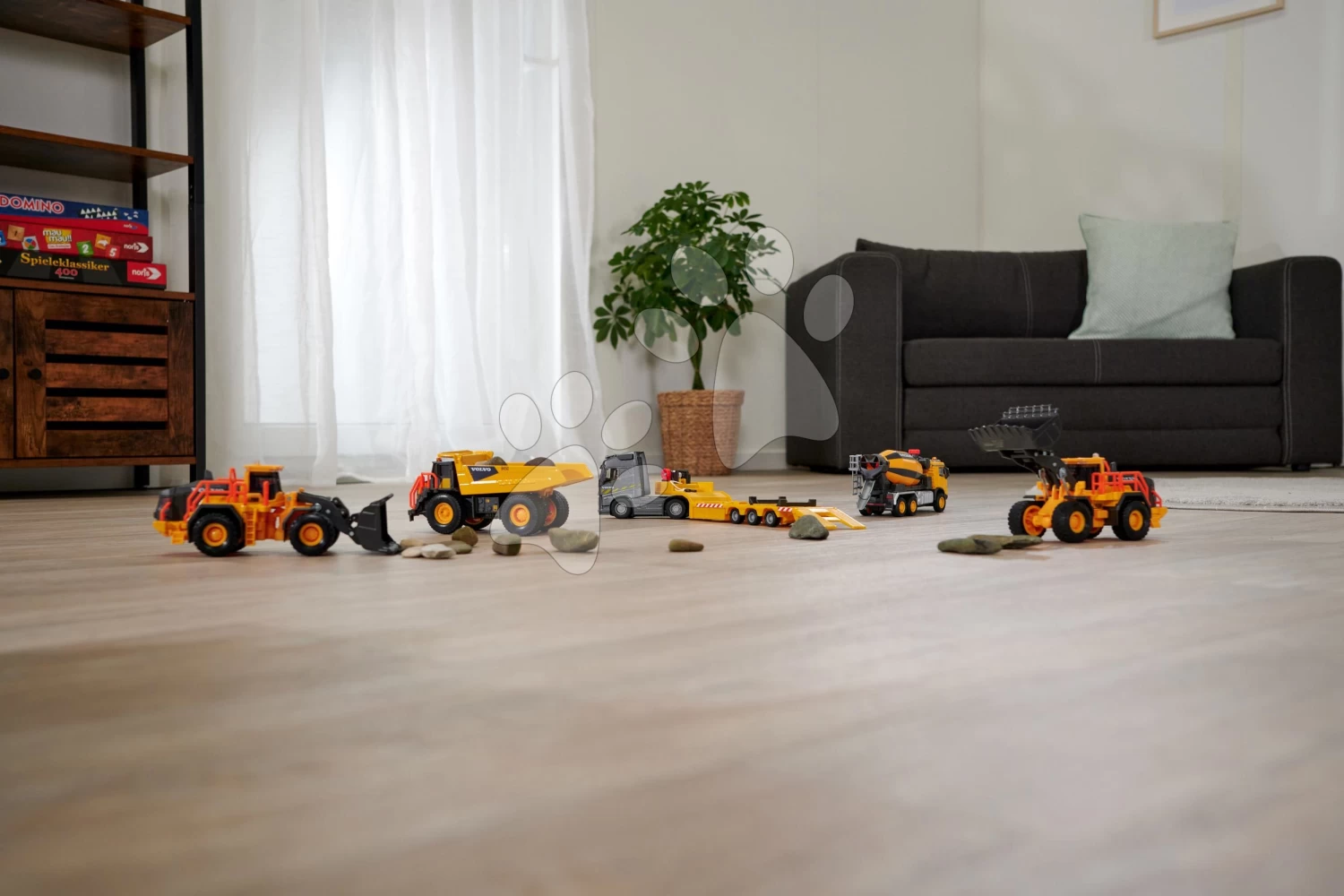 LKW Mit Lader Volvo Truck & Wheel Loader Majorette 35 Cm Lang Mit Ton Und Licht MJ3726000 â Bild 11