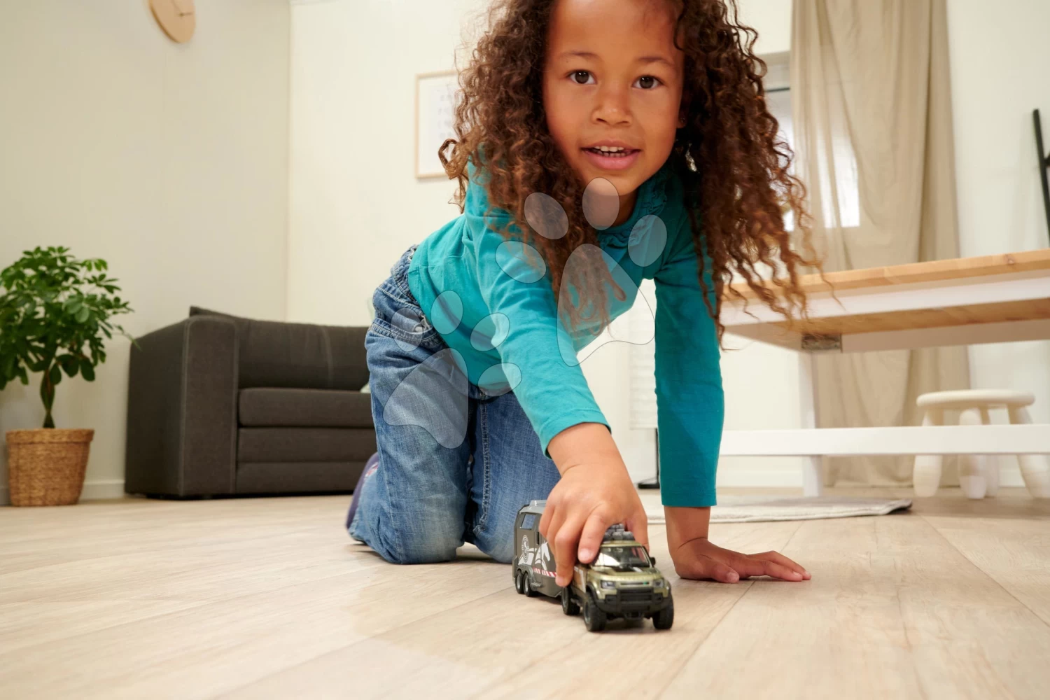 Geländewagen Mit Pferdeanhänger Land Rover Horse Carrier Majorette 25 Cm Lang Mit Ton Und Licht – Bild 6