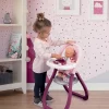 Set Arzttheke Baby Care Center Smoby Mit Wiege Und Esszimmerstuhl Mit Trage