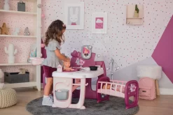 Set Kosmetiktisch, Elektronisch My Beauty Center 3in1 Smoby Mit Puppenhaus - Spielküche Badezimmer Schlafzimmer