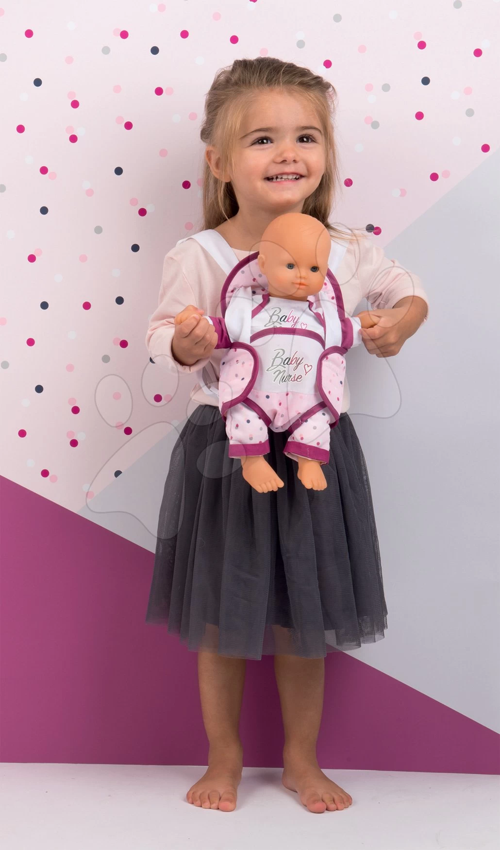 Set Arztköfferchen Smoby Mit 13 Zubehör Wiege Mit 32 Cm Puppe Und Trage – Bild 8