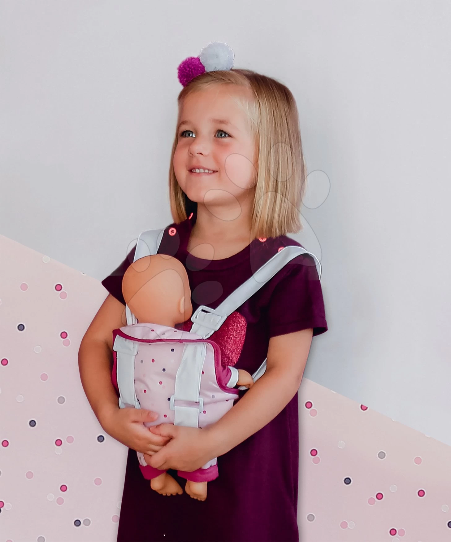 Set Arzttheke Baby Care Center Smoby Mit Wiege Und Esszimmerstuhl Mit Trage – Bild 7